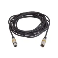 Rockcable rcl30356 d6  микрофонный кабель xlr(м) xlr( f) 6 м металл. корп.