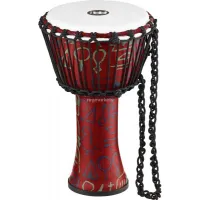 Meinl PMDJ1-S-G  джембе 8" с механической настройкой Travel series, кож мембрана, Pharao's Script
