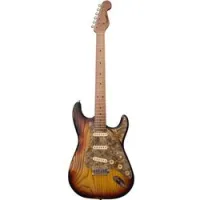 Paoletti stratospheric loft sss 3 tone sunburst  эл. гитара, stratocaster, цвет релик санберст, кейс