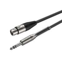 ROXTONE SMXJ220/6 (MP) Кабель микрофонный, MC002 (D: 6мм), XLR (3PF) -  6.3mm JACK (S), 6м