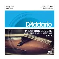 Струны для мандолины D'Addario Phosphor Bronze EJ73 Light (8 шт)