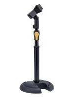 Hercules MS100B Plus Стойка микрофонная, настольная с круглым основанием, система EZ Grip, 30- 40 см