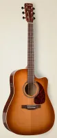 033775 CWGT Vintage Burst Cedar QIT Электро-акустическая гитара, с чехлом, Simon and Patrick