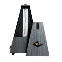 Метроном механический Solo S-355 Brushed Silver пластиковый