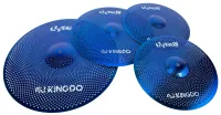 KINGDO LOW VOLUME SET 14"+16"+20" BLUE - комплект тарелок, специальный сплав, medium, звучание тихое