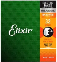 15332 NANOWEB Отдельная 6-ая струна для бас-гитары, Medium C, .032, никелированная, Elixir