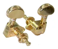 SAMICK GH102 GD (R3, L3) - колки для эл./ акуст. гитары, золотистое покрытие (компл.: 6 шт)