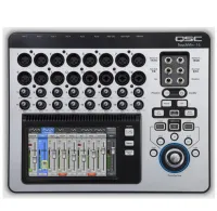 QSC Touchmix-16 - Цифровой сенсорный микшер 16 микр./лин. входов, 2 стерео входа, 4 эффекта, 6 моно  AUX, 2 стерео  AUX