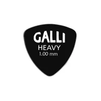 GALLI STRINGS N16H - медиатор, целлулоид, цвет черный, толщина Heavy