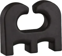 MEINL MCR-BK CONGA RISER комплект из 4 напольных подставок для конго барабана, цвет чёрный.