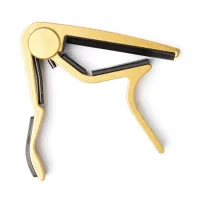 DUNLOP 84 FG Acoustic Trigger Flat Gold каподастр для вестерн-гитары, плоский, золото