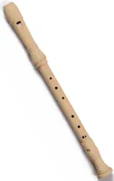 Alto recorder Meinel 351-3 - Maple three-piece baroque system alto recorder with double holes
