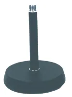 LK Electronic MS031 профессиональная настольная подставка для микрофона, круглое основание диаметр 130 мм, Высота 160 мм, цвет черный