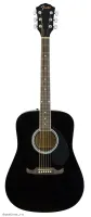 FENDER FA-125 BLACK - Гитара акустическая