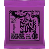 ERNIE BALL 2620 Nickel Wound Slinky Power 11-58 - Струны для 7 струнной электрогитары