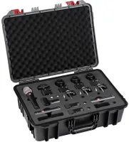 SE ELECTRONICS V PACK ARENA - набор микрофонов для ударной установки . В комплекте: 1 х микрофон V KICK, 3 х микрофона V BEAT, 3 х крепления V CLAMP, 1 х микрофон V7 X, 2 х конденсаторных микрофона sE8, пластиковый кейс.