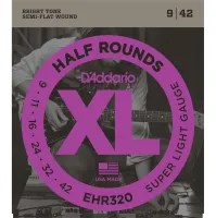 D`ADDARIO EHR-320 стр.для эл.-гит.Sup. Light, калён. ст., шлиф.опл, 9-42