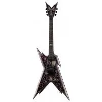 DEAN RZR SKLZ L RAZORBACK SKULLZ - электрогитара ЛЕВОСТОРОННЯЯ, тип 'стелс', 22 лада, графика Skullz