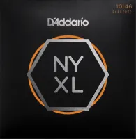 Electric guitar string set D'Addario NYXL1046 - Струны для электрогитары со стальными верхами NY и басами с никелированной стальной обмоткой. Среднее натяжение верхов и легкое басов .010-.046