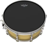 Пластик для малого барабана remo emperor ebony be-0014-es - 14 дюймовый двуслойный пластик для барабана на рабочую сторону отличается теплотой и четкостью, сфокусированным тембром средних частот и усиленной атакой