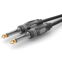Sommer cable hba-6m-0030  инструментальный кабель basic+, jack 6,3 моно<=>jack 6,3 моно, 30cм, hicon