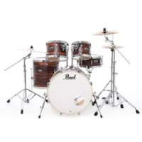 Pearl dmp925s/ c828  ударная установка из 5-ти барабанов, цвет matte dark walnut, (3 коробки)