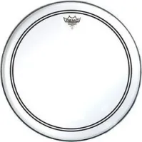 Remo p3-1322-c2  22"powerstroke clear, пластик для бас бараб. , прозрачн. с демп. кольцом, наклейка в комп