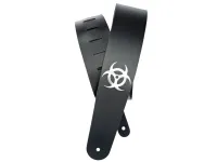 Planet Waves 25L-BIO Ремень для гитары кожаный с логотипом BIOHAZARD (Опт. упак 5 шт)