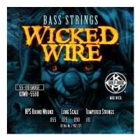 KERLY KXWB-55110 Wicked Wire Nickel Plated Steel Tempered струны для бас-гитары