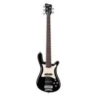 Warwick stremer cv 5 bk shp  teambuilt 5-струнная бас-гитара, пассивная эл-ка, чехол, цвет черный