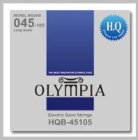 Olympia HQB45105 Струны для бас-гитары среднего натяжения, обмотка из никеля (45 - 65 - 85 - 105)
