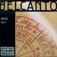 BC31 Belcanto Комплект струн для виолончели размером 4/4, среднее натяжение, Thomastik