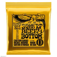 ERNIE BALL 2216 Nickel Wound Slinky Skinny Top Beefy Bottom 10-54 - Струны для электрогитары