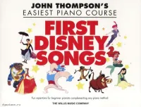 MusicSales HL00416880 - THOMPSON JOHN EASIEST PIANO COURSE FIRST DISNEY...
