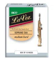 RIC10MH La Voz Трости для саксофона-сопрано, средне-жесткие (Medium-Hard), 10шт в уп. Rico