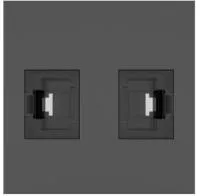 Вставка пассивная Kramer MD-2RJ45(B)