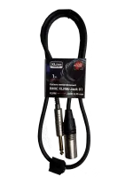 Xline Cables RMIC XLRM-JACK 01 Кабель микрофонный  XLR 3 pin male - JACK 6.3 mono длина 1м