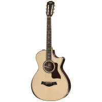 TAYLOR 812ce 12-Fret DLX 800 Series DLX, гитара электроакустическая, форма корпуса Grand Concert, кейс