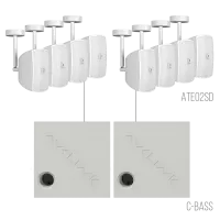 AVCLINK GRAND/SW Состав комплекта: ATEO2SD/W 8 штук + C-BASS 2 штуки белого цвета.