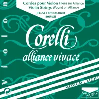 800MLB Corelli Alliance Vivace Комплект струн для скрипки, средне легкое натяжение, шарик, Savarez