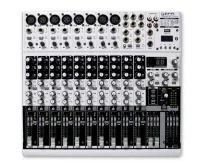 ECO FADE-MIX 8.2.2 MP3FX Профессиональный микшерный пульт. 8 мик\лин. +2 стерео входа, 2 подгруппы. Встроенный процессор эффектов и мультиформатный медиаплеер.