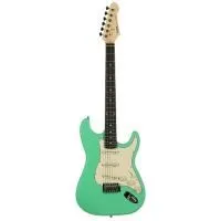 SQOE Sest200 MGR электрогитара матовая Stratocaster S+S+S