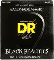 BKB-45 Black Beauties Комплект струн для бас-гитары, сталь, с покрытием, Medium, 45-105, DR