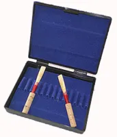 Oboe reed case Rigotti EO/20C - Box with leather exterior for 20 oboe double reeds. For 20 reeds