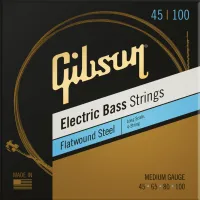 GIBSON Long Scale Flatwound EB Strings Medium струны для бас-гитары