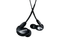 SHURE SE215DYBK+UNI-EFS AONIC 215 внутриканальные наушники, технология Sound Isolating, микрофон, съемный кабель. Черные