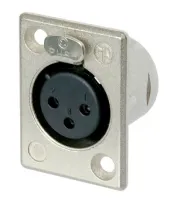 Neutrik NC3FP-1 панельный разъем XLR female
