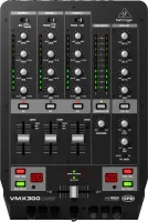 BEHRINGER VMX300USB - профессиональный Dj микшер с ультра-низким уровнем шума и высококачественными микрофонными предусилителя, 3-канала, 3- полосный Kill-эквалайзер (-32 дБ), встроенный USB-интерфейс для записи и воспроизведения любых цифровых музыкальны
