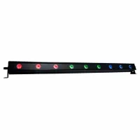 ADJ Ultra Bar 9 Линейный прожектор с 9 сверхяркими светодиодами TRI (RGB: 3-в-1) мощностью 3 Вт