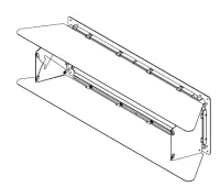 fos4P8BD fos/4 Panel barn door, small Кашетирующие шторки для ETC fos/4 Panel 8x24.